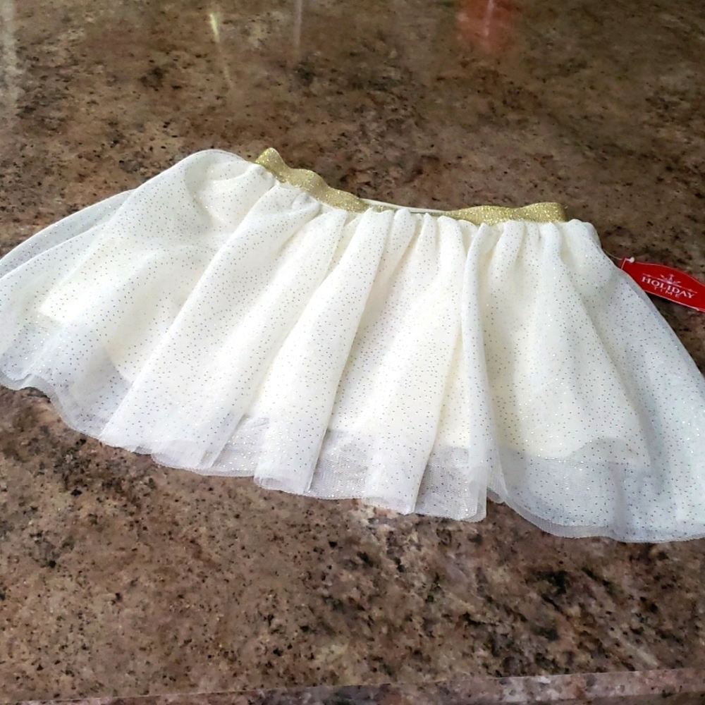 HOLIDAY TIME GIRLS MESH SKIRT